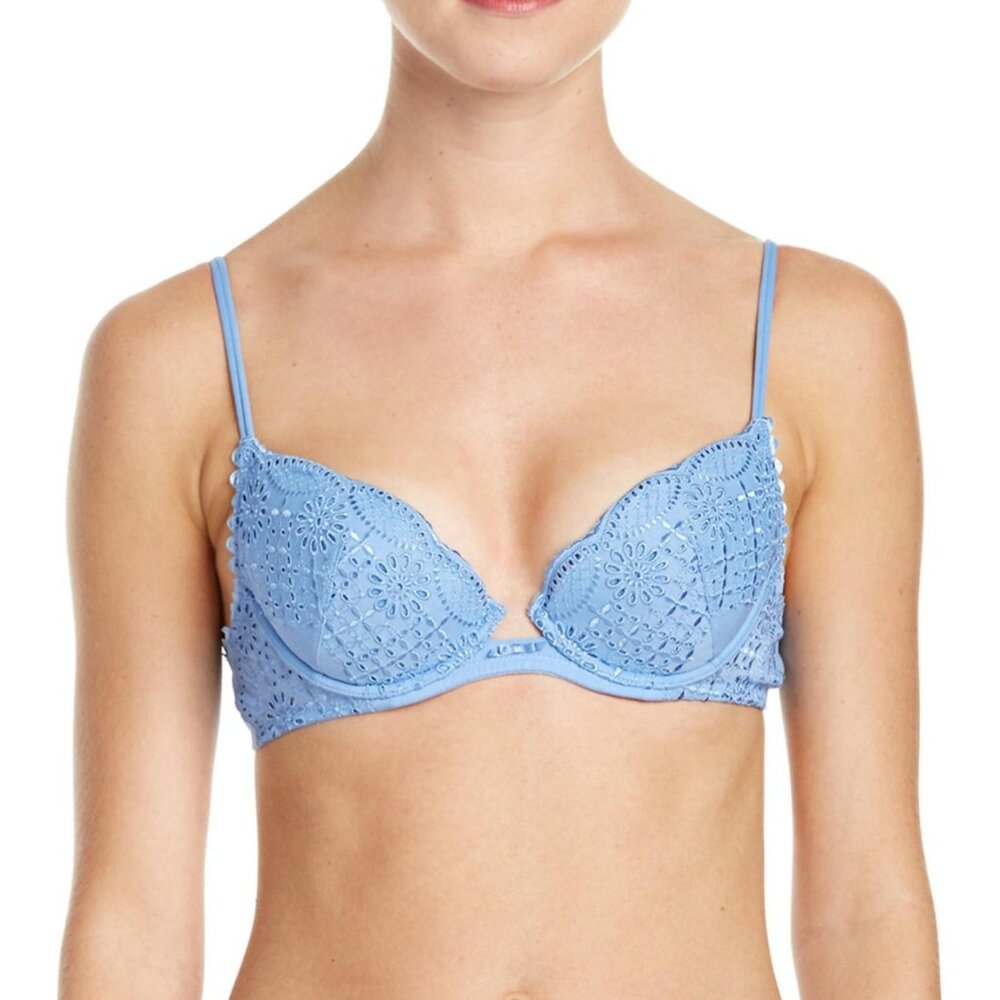 La Perla Sangallo Laser Cut Floral Underwire Demi Bra